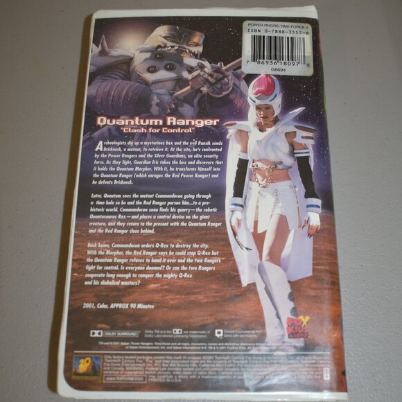 Power Rangers - Time Force - The Quantum Ranger [VHS] - Picture 2 of 2